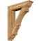 Ekena Millwork Balboa Traditional Rough Sawn Bracket w/ Offset Brace, Western Red Cedar, 8"W x 34"D x 42"H BKT0806X34X42BOA01RWR - alternate 1